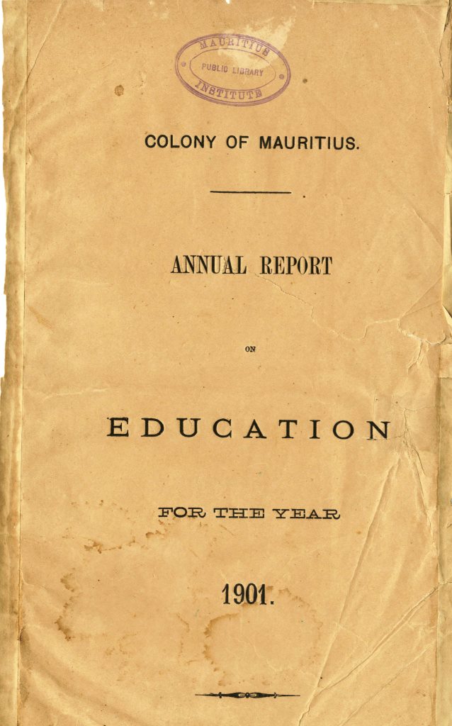 Annual Report on Education 1901