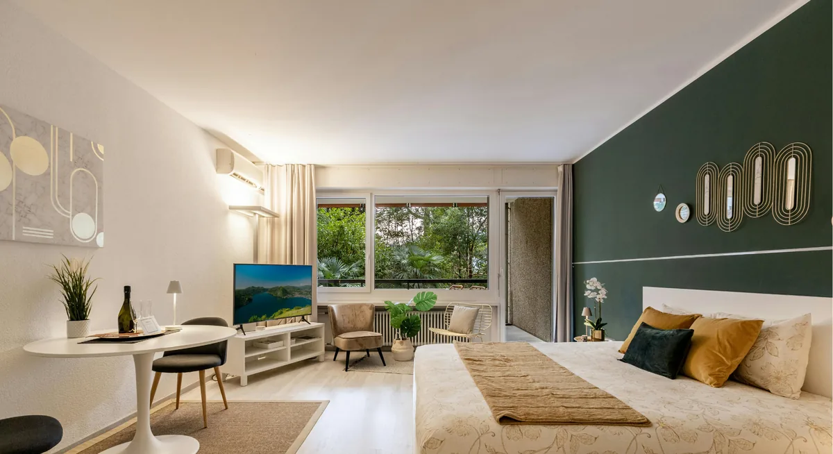 Intérieur meublé d’un appartement pouvant servir de location longue durée à Maurice