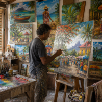 Arts et artisanat à l&rsquo;île Maurice : peintres, sculpteurs et savoir-faire locaux